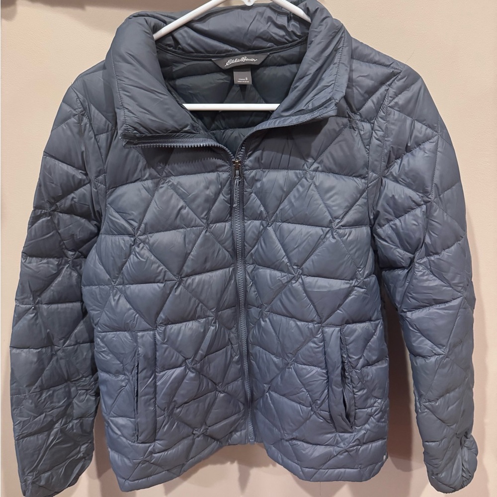 Eddie Bauer Dark Gray Quilted Jacket